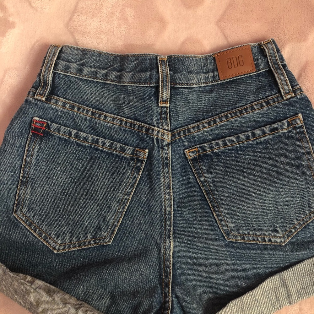 BDG Urban Outfitters Blue Mom High-Rise Shorts - Picture 4 of 4